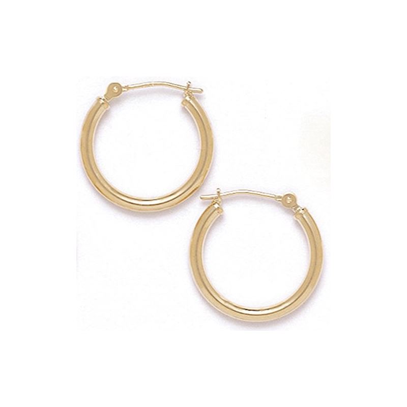 14K Gold Hoop Earrings HE36