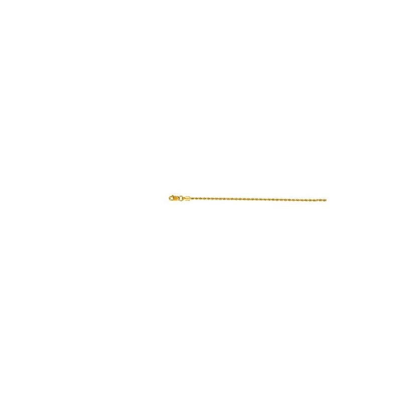 14K Yellow Gold 1.5mm wide Diamond Cut S 66608 1