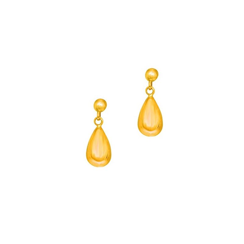 14K Yellow Gold Ladies POST Earrings ER3 69221 1