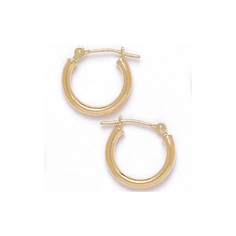 14K Gold Hoop Earrings HE34