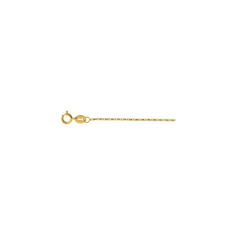 14K Yellow Gold 1.0mm wide Diamond Cut L 66437 1