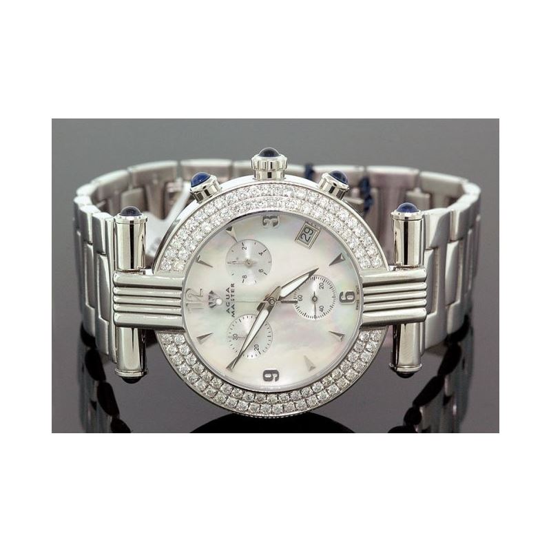 Unisex Aqua Master Diamond Watch 3.25 ct 28063 1