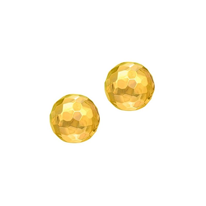 14K Yellow Gold Ladies POST Earrings ER3 69220 1