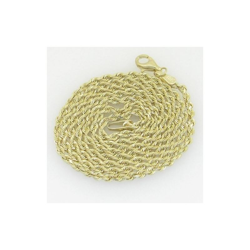 10K Yellow Gold rope chain GC16 61571 1