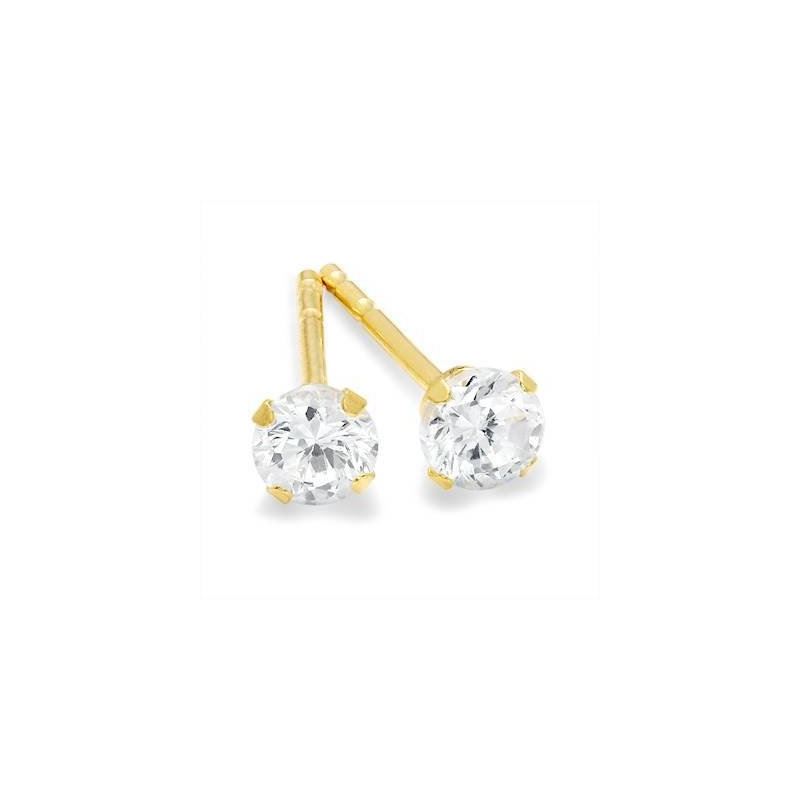 Unisex 14K Solid Yellow Gold 3mm Round S 82660 1