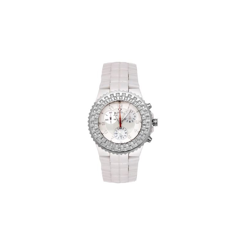 NEW! Ladies' Ceramic Diamond Watch, 1.25 Ctw-