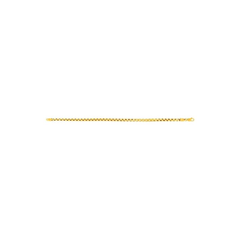 "14K Yellow Gold Round Box Chain 24"" inch 69849 1