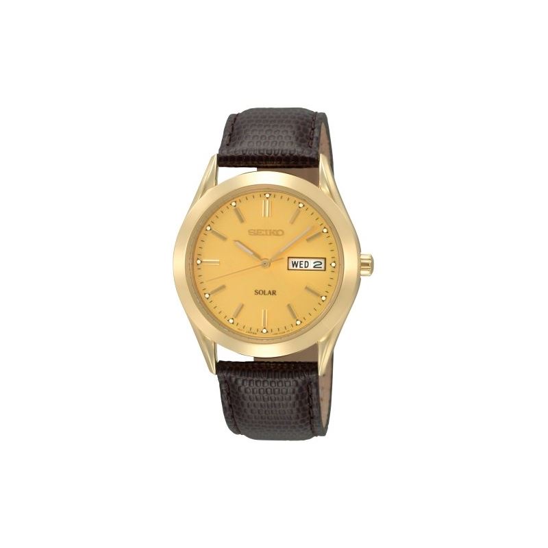 Men's SNE052 Solar Strap Champagne Dial Watch