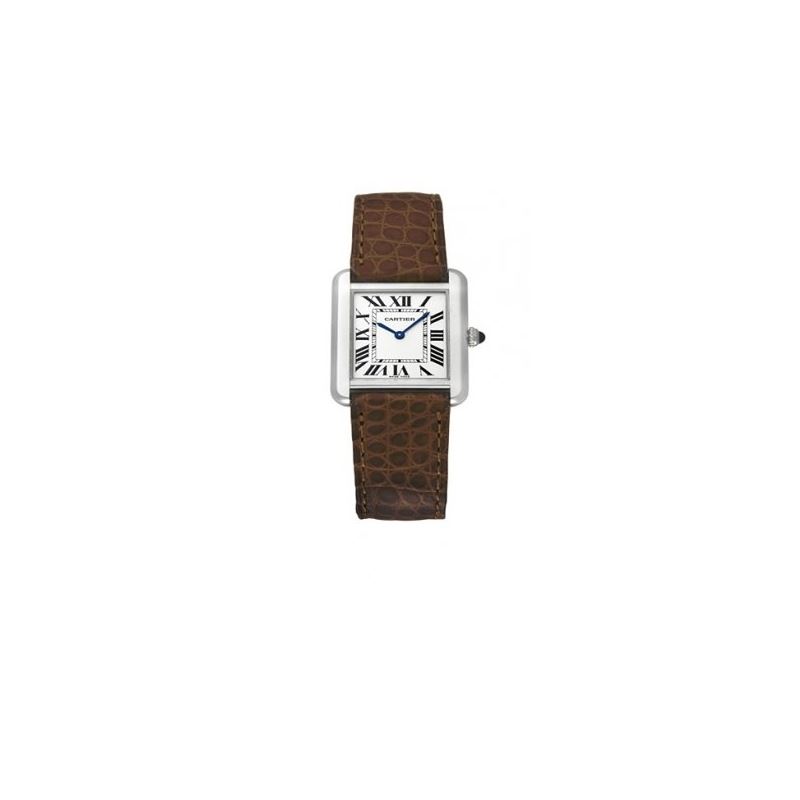 Cartier Tank Solo Steel Small Ladies Wat 54292 1