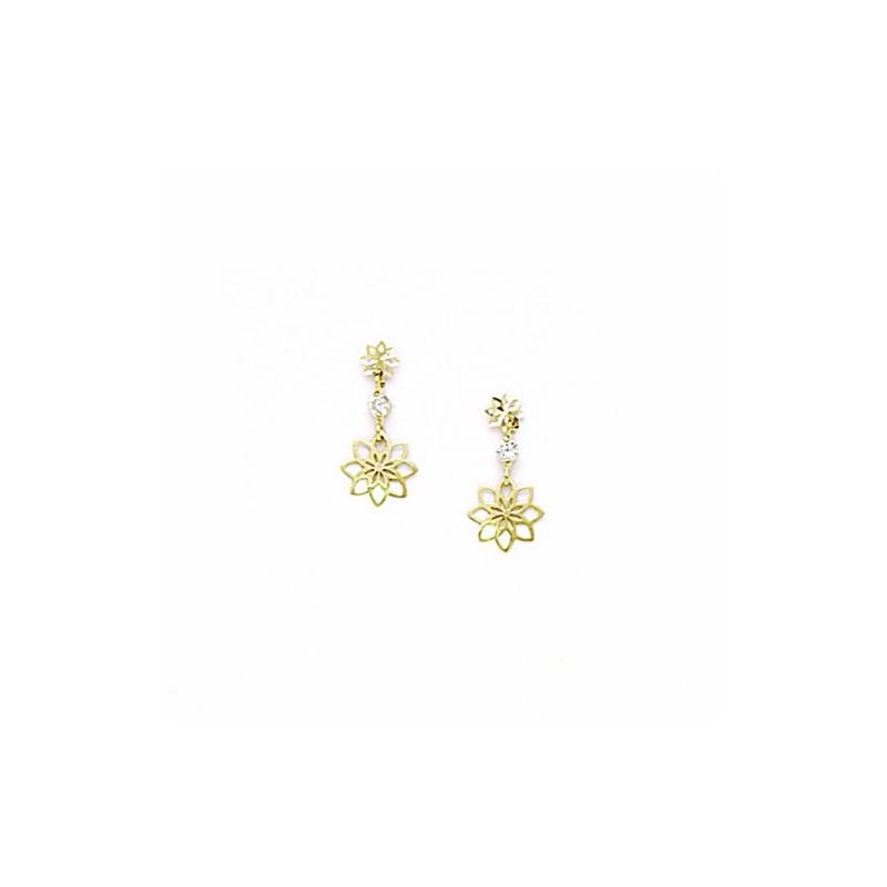 14K Yellow Gold star oval drop shap with 70557 1