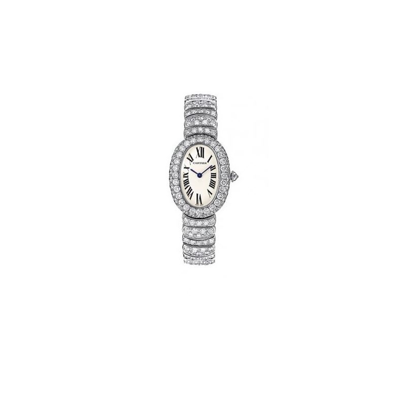 Cartier Baignoire Diamond 18kt White Gol 55100 1
