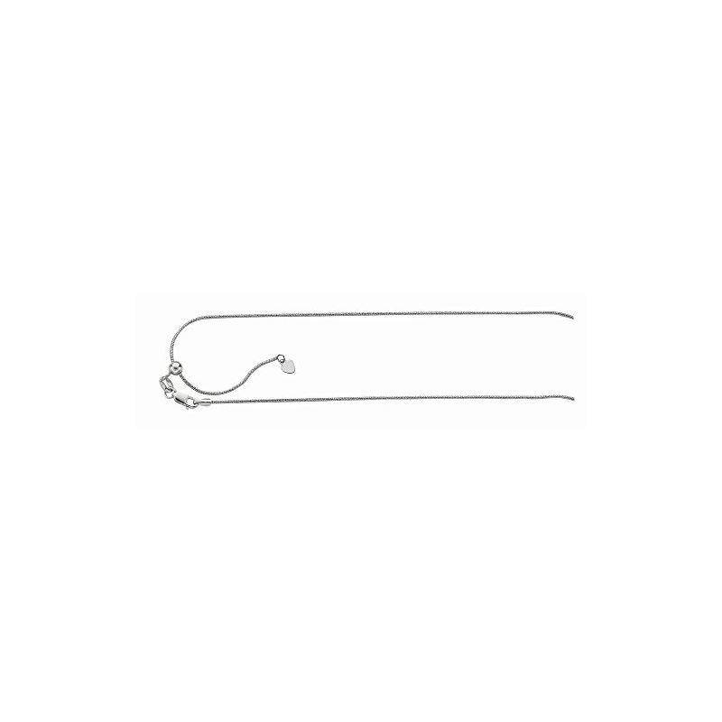 Sterling Silver 0.8 mm Diamond Cut Snake 80544 1