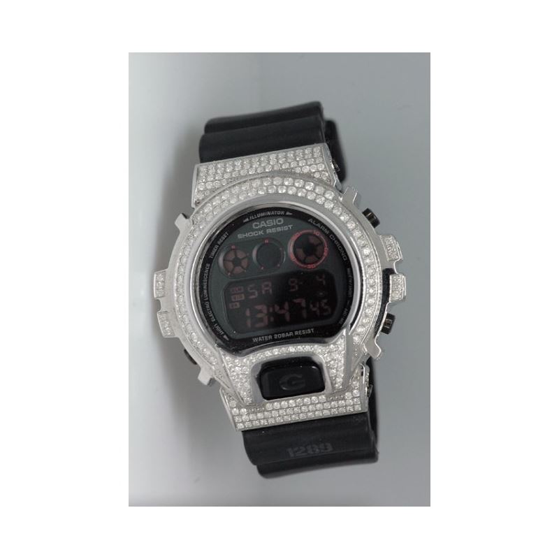 Casio Mens Diamond G-Shock Watch 7ctw 53041 1
