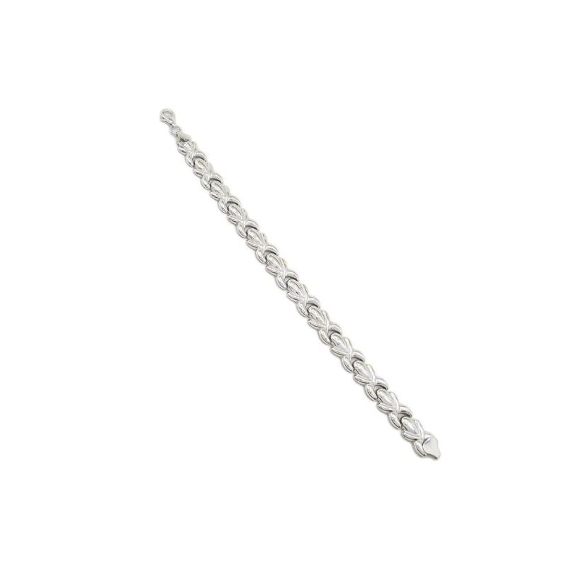 Women silver link bracelet SB2 7.5 inche 83080 1