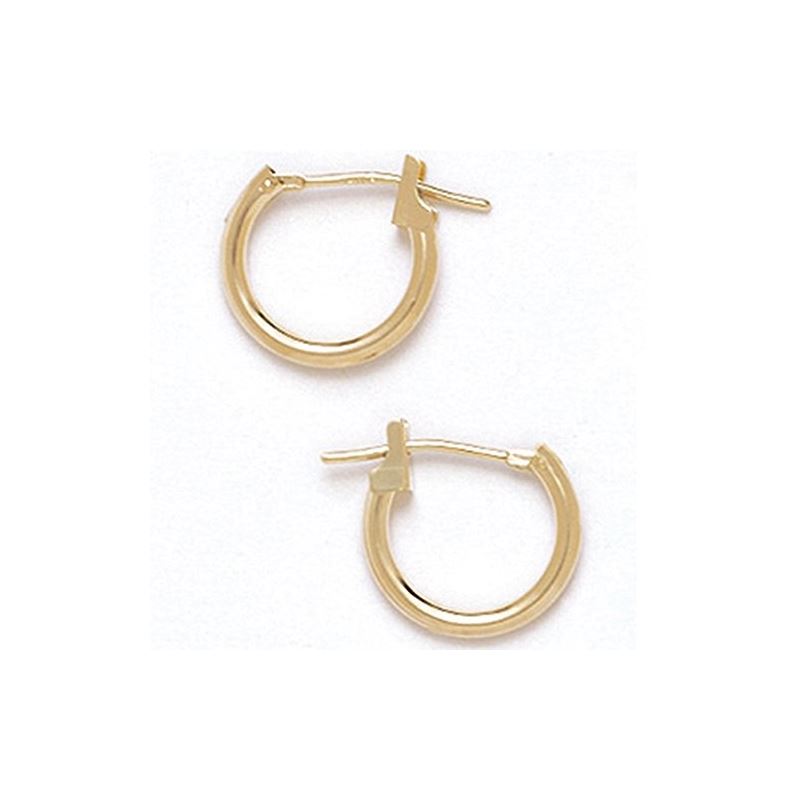 14K Gold Hoop Earrings HE33 69040 1