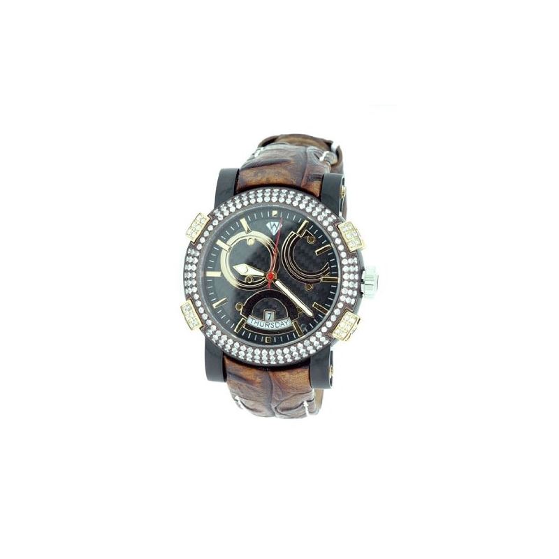 Titanium Automatic 3.50 Ct Diamond Mens Watch W312