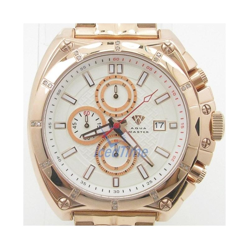 Mens Aqua Master Iced Out Diamond Watch  50741 1