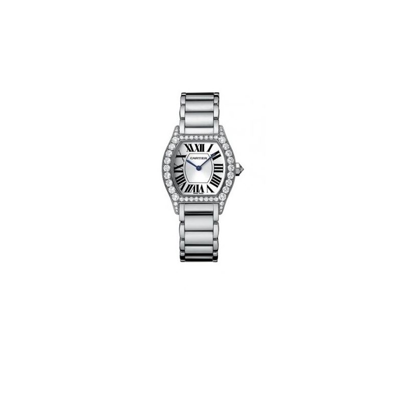 Cartier Tortue Diamond 18kt White Gold L 55027 1