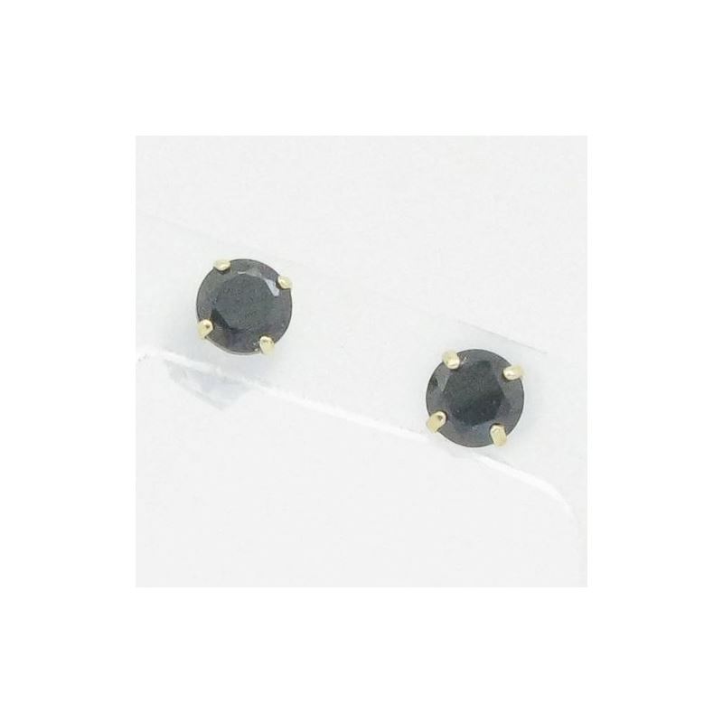 Unisex 14K solid gold earrings fancy stu 82301 1