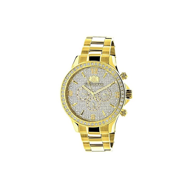 Mens Diamond Watch Liberty 2Ctw Of Diamonds By 18K