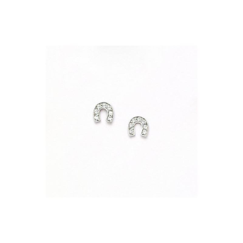 14K White Gold star oval drop shap with  66143 1
