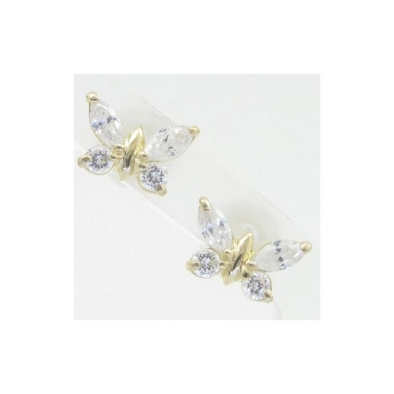 14K Gold Earrings heart star flower dolp 63572 1