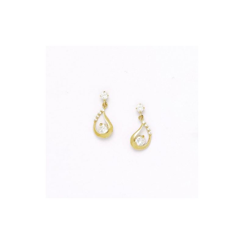 14K Yellow Gold star oval drop shap with 70531 1