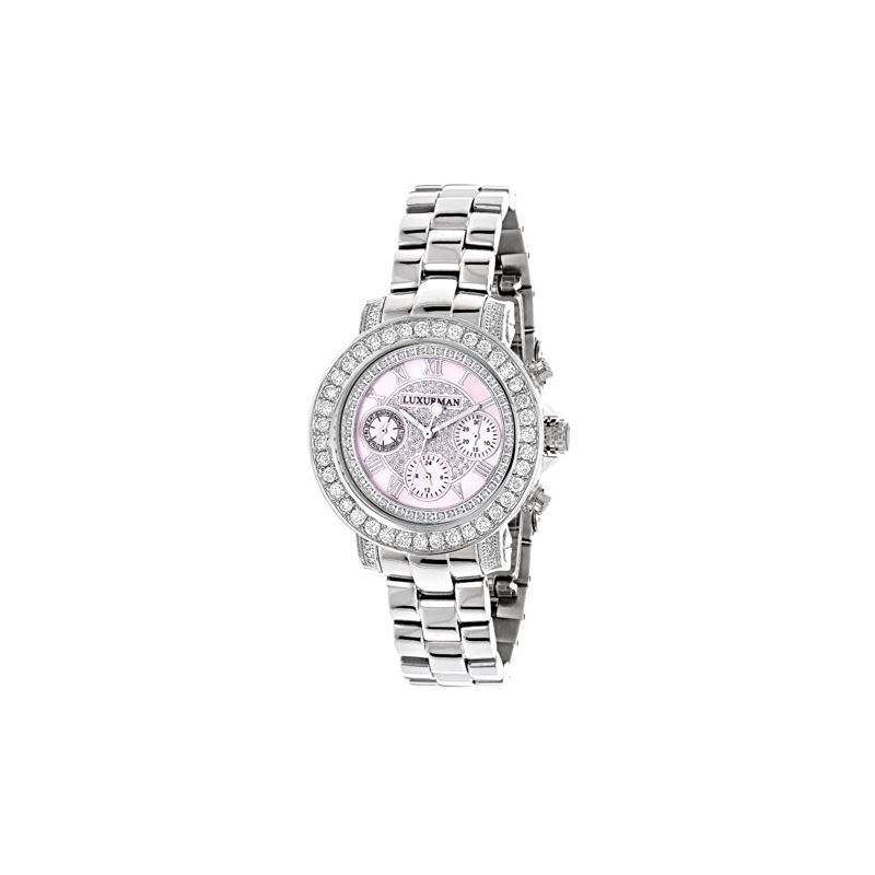 Luxurman Watches Ladies Diamond Watch 3c 90640 1