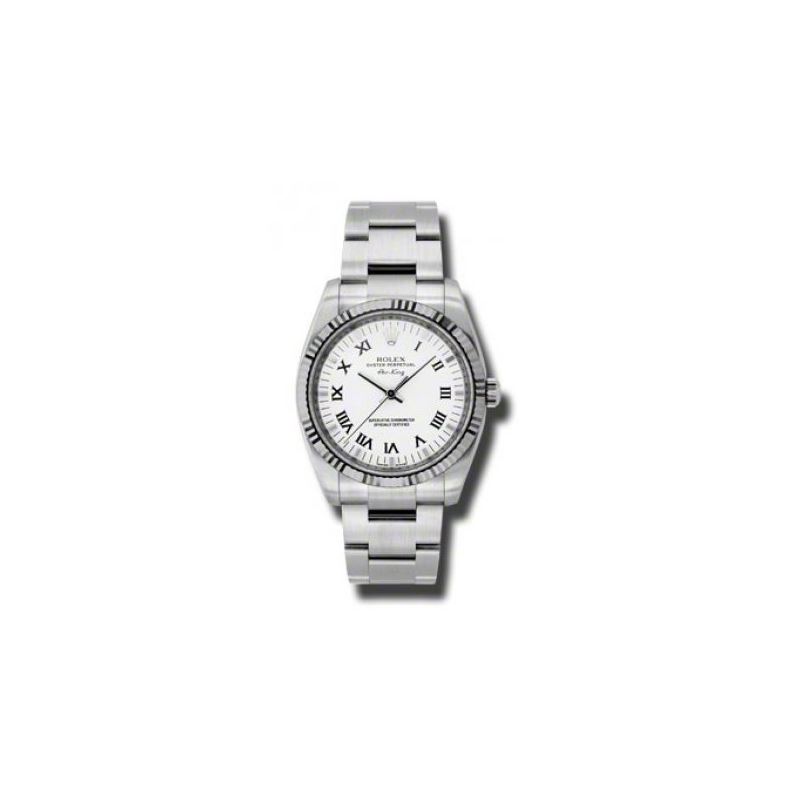 Rolex Watches  AirKing White Gold Fluted 54040 1