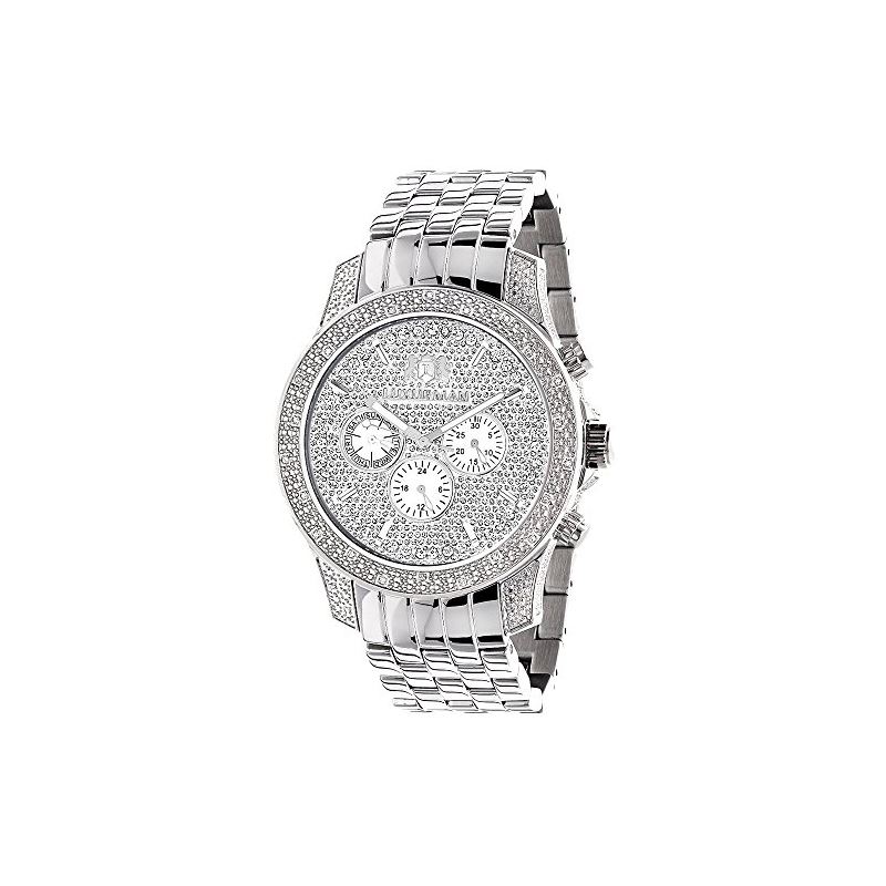 Luxurman Mens Watches Designer Diamond W 90440 1