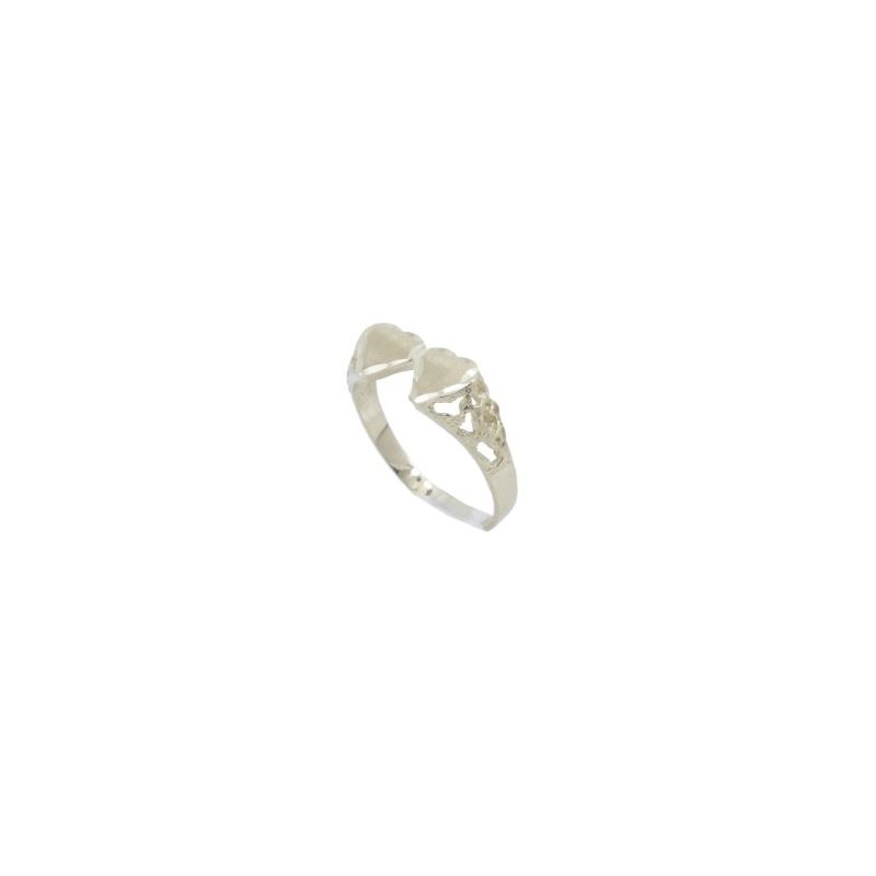 10k Yellow Gold Two mini heart ring ajr3 62960 1