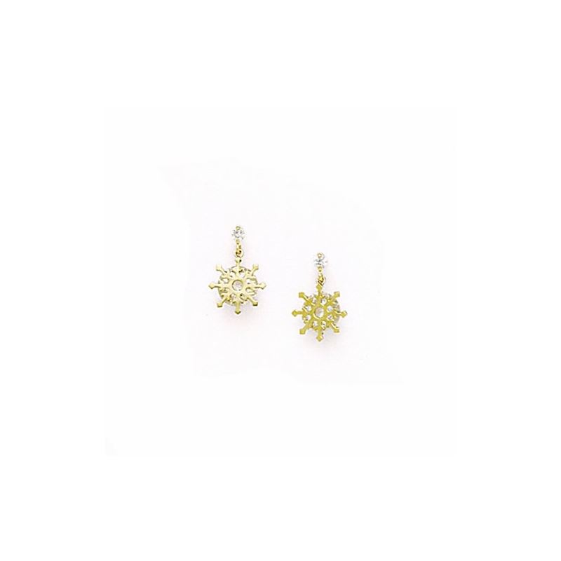 14K Yellow Gold star oval drop shap with 70567 1