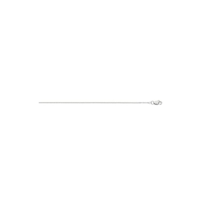 10K 24 inch long White Gold 0.8mm wide S 59442 1