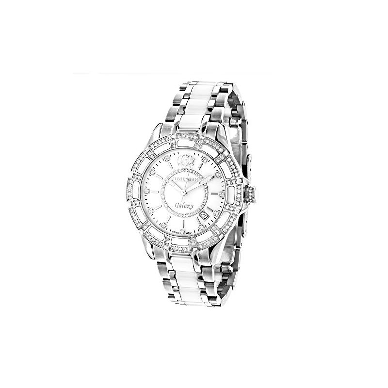 Ladies Real Diamond Watches: Luxurman Wh 91045 1