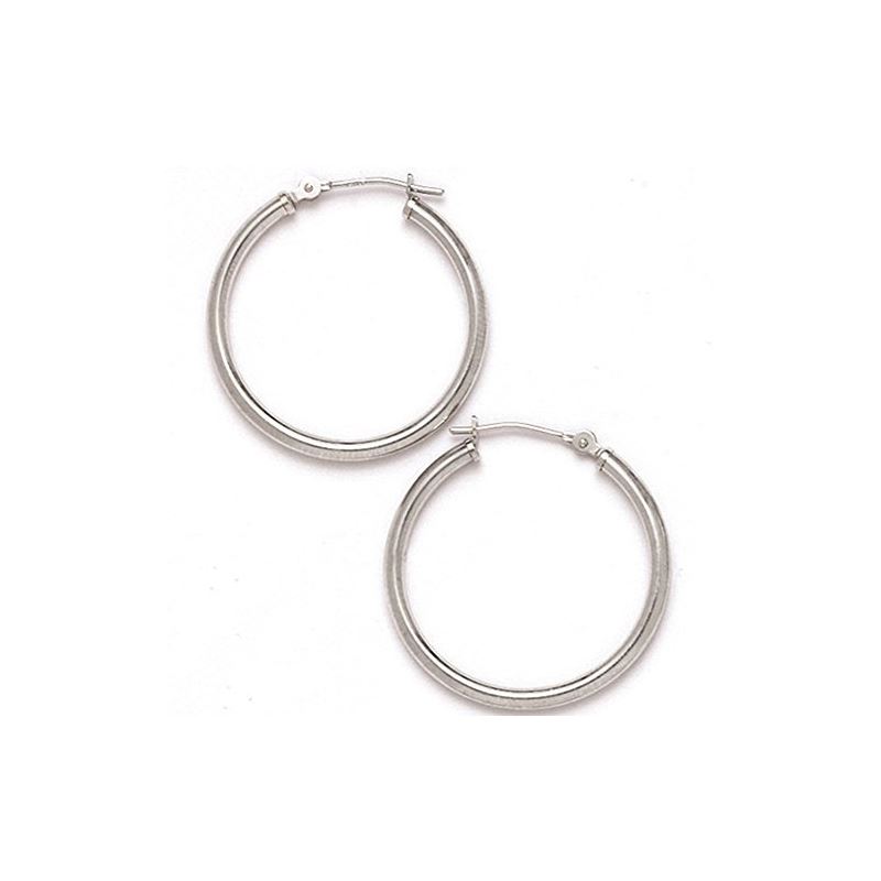 14K Gold Hoop Earrings HEW39 65572 1