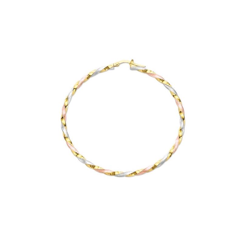 14K Yellow White Rose Gold 2.1 X 50Mm Wide Shiny D