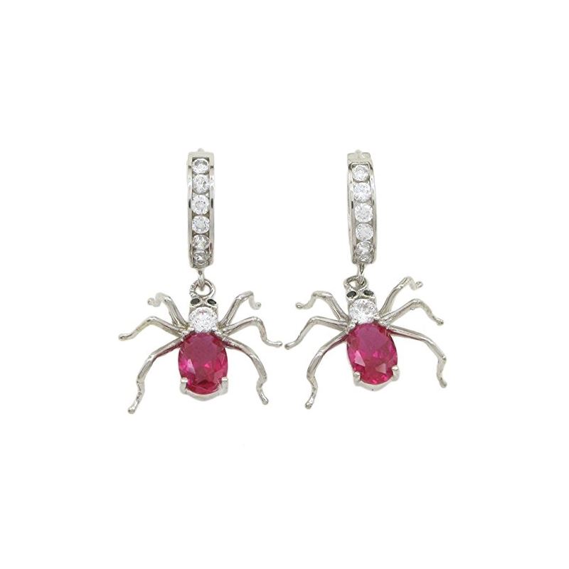 Womens Pink precious stone spider chande 84260 1