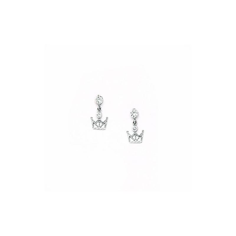 14K White Gold star oval drop shap with  66160 1