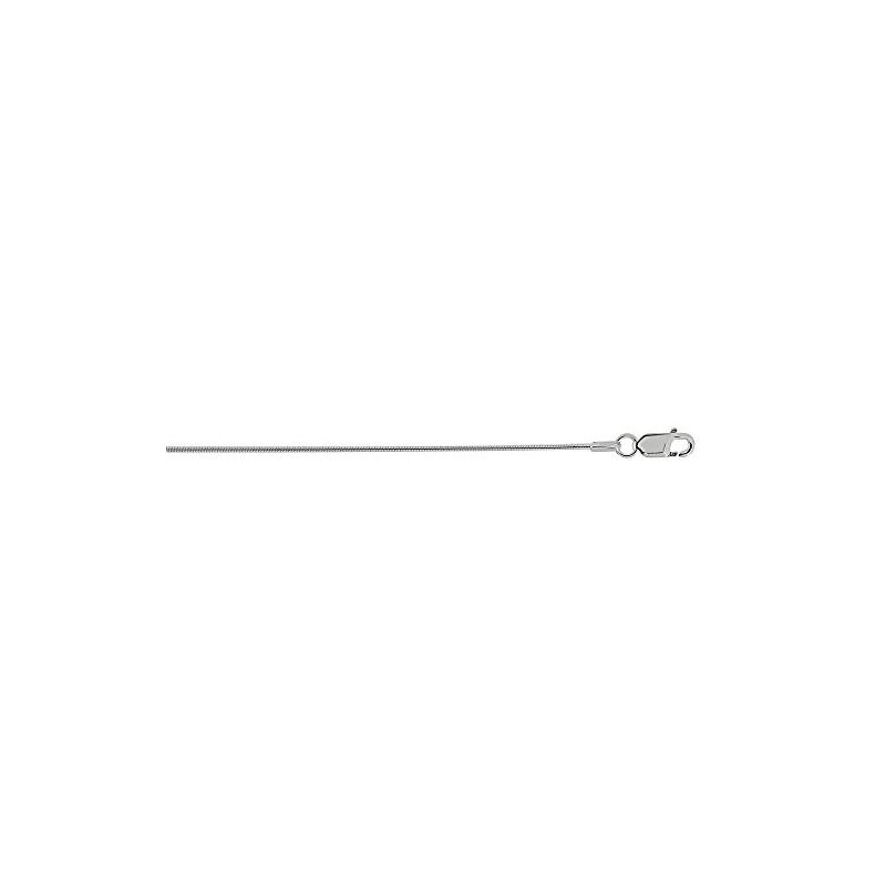 Silver with Non-Rhodium Finish 1.1mm wid 79807 1