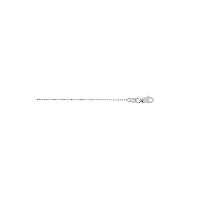 Sterling Silver 1 mm Wide Bead Chain 16  80689 1