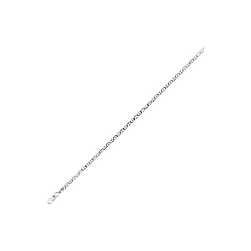 Silver with Non-Rhodium Finish 2.0mm wid 79823 1