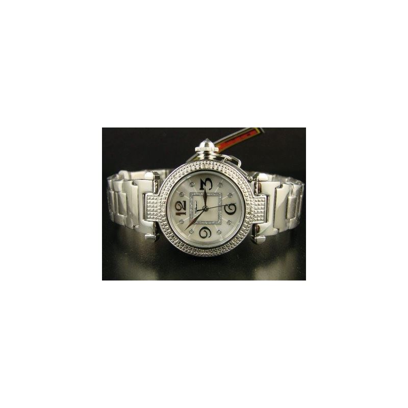 New Ladies Genuine 12 Diamond Watch MJ-1049