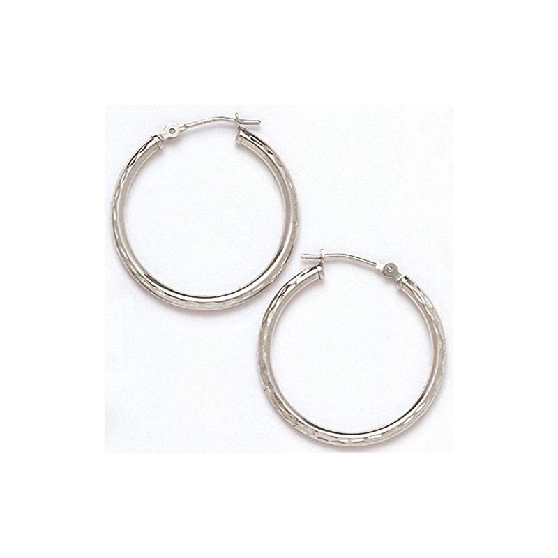 14K Gold Hoop Earrings HEW52