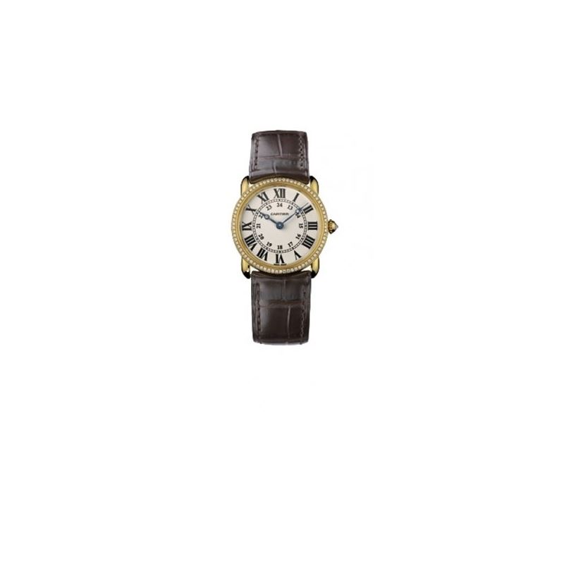 Cartier Ronde Louis Unisex Gold Watch WR 55053 1