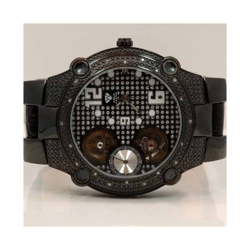 Aqua Master Mens Automatic Diamond Watch 49213 1