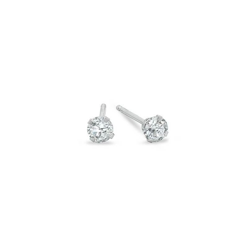 Unisex 14K Solid White Gold 3mm Round Sc 82637 1