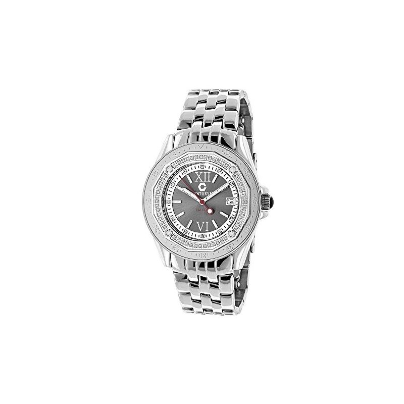 Centorum Mens Real Diamond Watch: Midsiz 89643 1