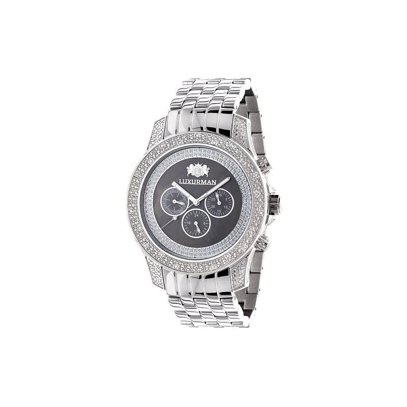 Mens Diamond Watch By LUXURMAN 0.50Ct