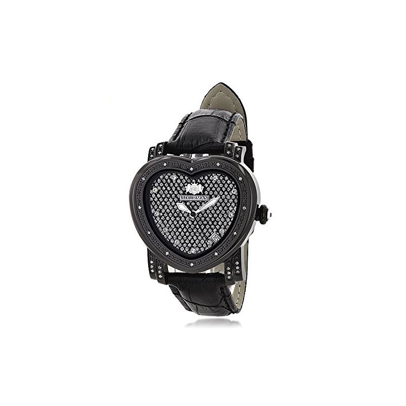 Luxurman Genuine Diamond Heart Watch 0.2 90128 1