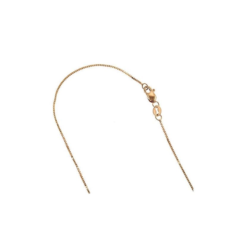 14K Rose Gold 0.8mm wide Shiny Classic B 64507 1